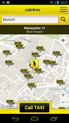 cab4me android App screenshot 3